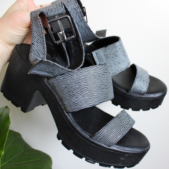 thick platform heels